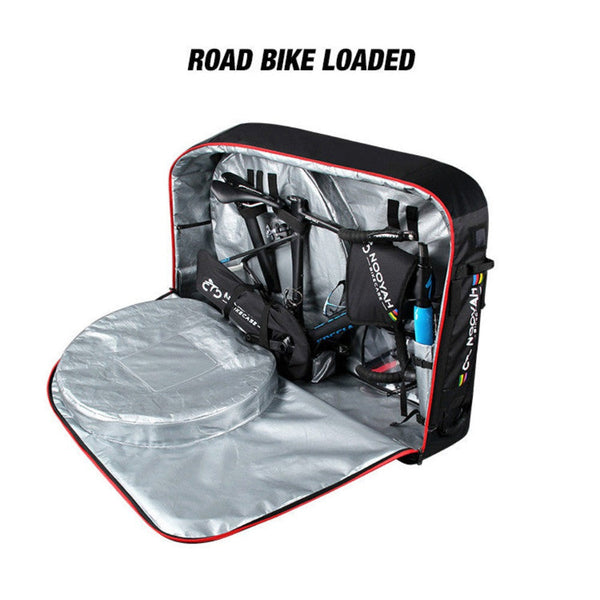 Nooyah Bike Travel Bag Case Plane Boat Shipping Transport, Fits Cross Country All Mountain Bike, Mtb, Tt, Road Triathlon 29Er 700C