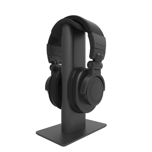 Headphone Accessories Kanto H2 Premium Universal Desktop Headphone Stand, Black