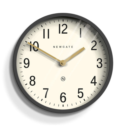 Wall Clocks Newgate Master Edwards Clock Blizzard Grey