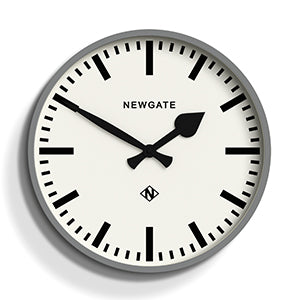 Wall Clocks Newgate Railway Clock Grey