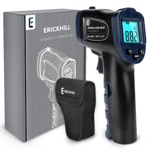 Infrared & Laser Thermometers Erickhill Infrared Thermometer Gun For Cooking, Adjustable Emissivity