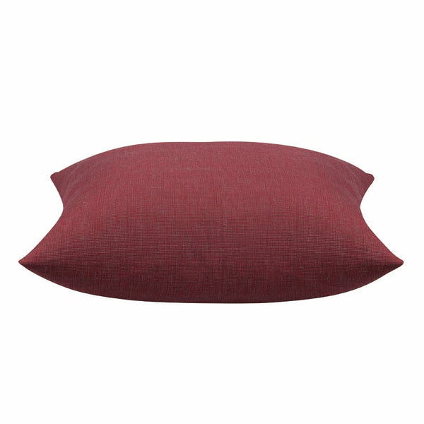 Cushion Covers Pack Of 4 Elements Deep Red Solid Base Colour Square