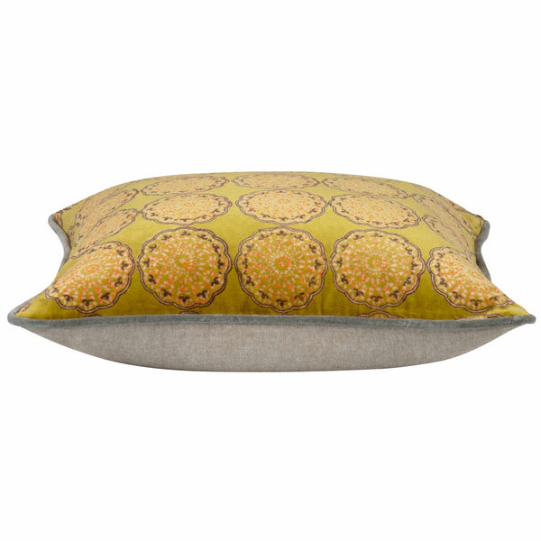 Cushion Covers Duffy Mustard And Grey Cushion Cover