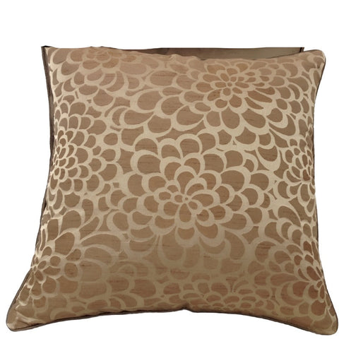 Cushion Covers Flower Beige Petal Design Cushion Cover