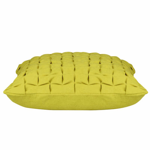 Cushion Covers En Flux Mustard Yellow 3D Textured Cushion Cover