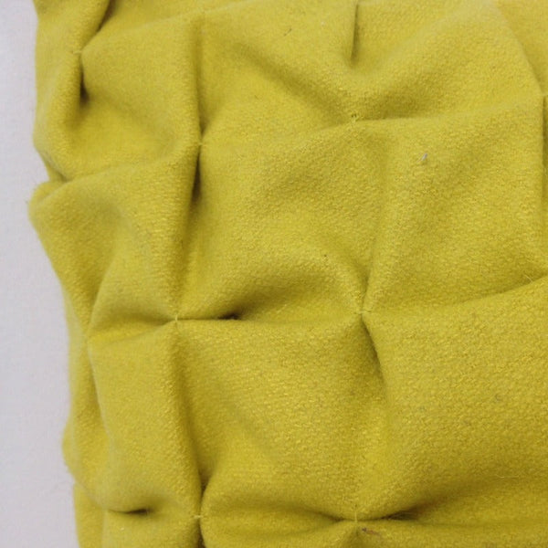 Cushion Covers En Flux Mustard Yellow 3D Textured Cushion Cover