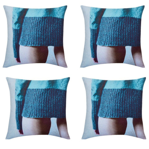 Cushion Covers Pack Of 4 Blaze Jumper Designer 45Cm X