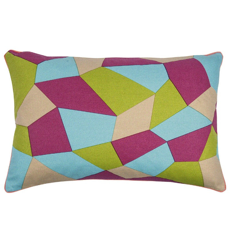 Cushion Covers Geo Green 40X60cm Cushion Cover