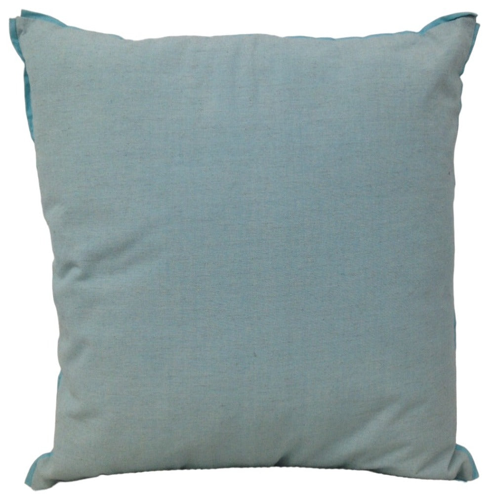 Cushion Covers Frida Aqua Blue Cushion Cover