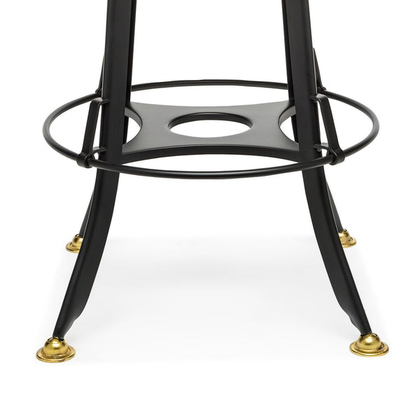 Benches Bar Stools Industrial Wooden Height Adjustable Swivel Bar Stool Chair With Back Gold Black