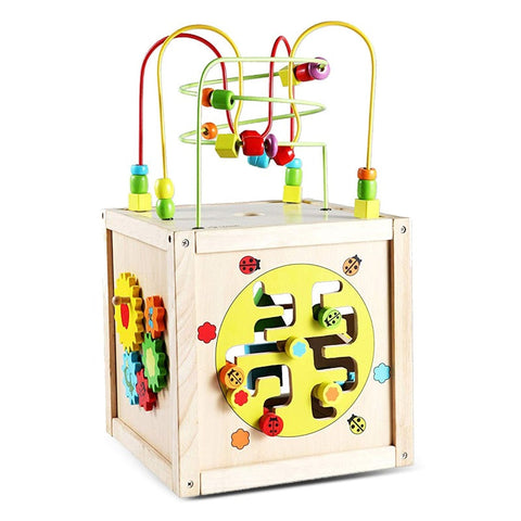 Wooden Toys Classic World Multi Activity Cube