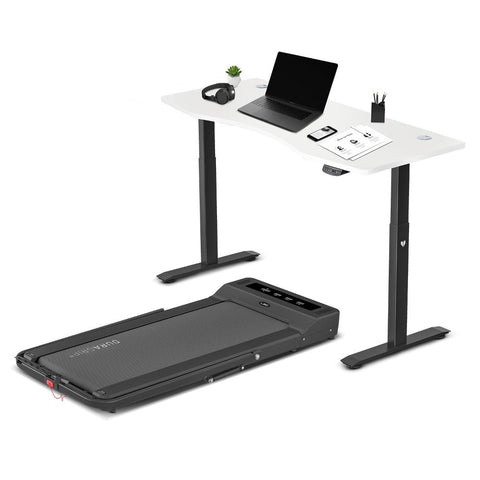 Treadmills Lsg Nimbus Walking Pad Treadmill + Ergodesk Automatic Standing Desk 1500Mm (White)