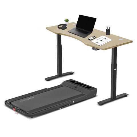 Treadmills Lsg Nimbus Walking Pad Treadmill + Ergodesk Automatic Standing Desk 1500Mm (Oak)