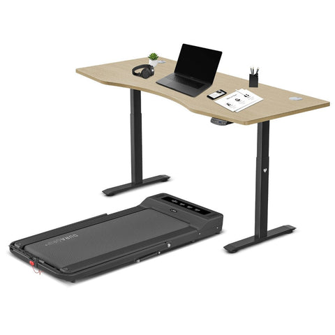 Treadmills Lsg Nimbus Walking Pad Treadmill + Ergodesk Automatic Standing Desk 1800Mm (Oak)