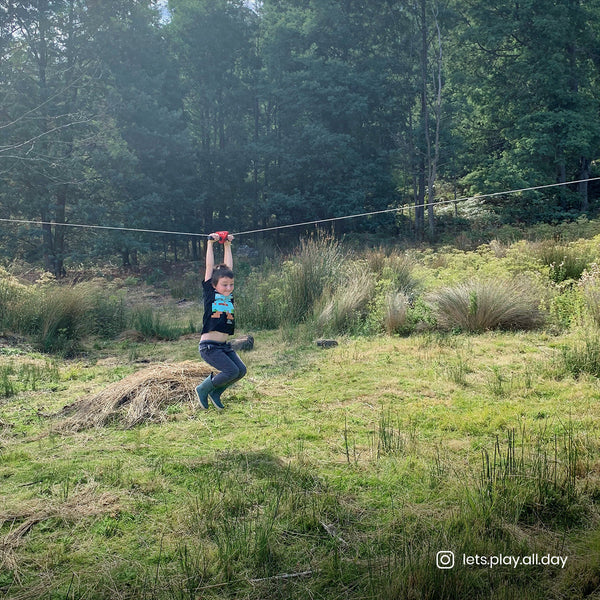 Outdoor Swings Lifespan Kids Woomera Flying Fox + Red Monkey Swing