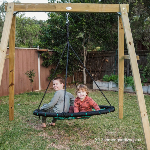 Outdoor Swings Lifespan Kids Oakley Swing Set With 1M Spidey Web