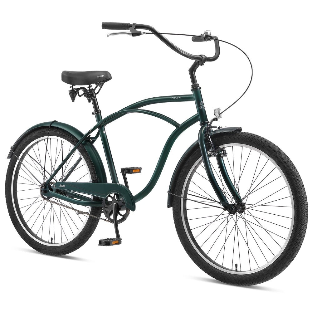 Bicycles Progear Bikes Miami S1 Cruiser Mens 26*19" In Forest Green