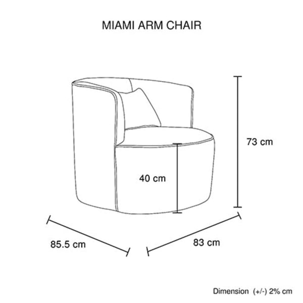 Sofas, Armchairs & Couches Miami Arm Chair Grey Fabric Upholstery Stripe Design Wooden Structure Rotating Metal Chassis