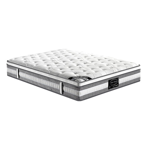 Mattresses Mattress Euro Top King Single Size Pocket Spring Coil With Knitted Fabric Medium Firm 34Cm Thick