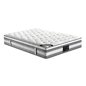 Mattresses Mattress Euro Top Single Size Pocket Spring Coil With Knitted Fabric Medium Firm 34Cm Thick