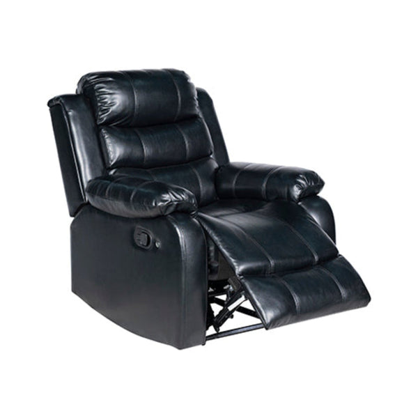 Sofas, Armchairs & Couches Chelsea 1R Seater Finest Leatherette Recliner Feature Console Led Light Ultra Cushioned