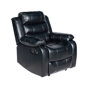 Sofas, Armchairs & Couches Chelsea 1R Seater Finest Leatherette Recliner Feature Console Led Light Ultra Cushioned