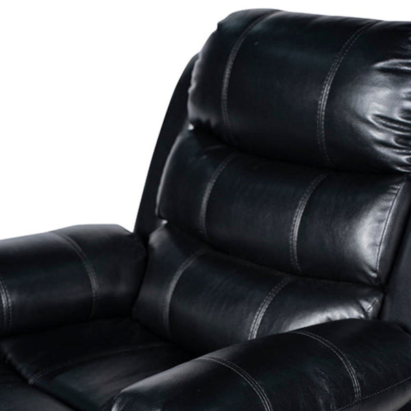 Sofas, Armchairs & Couches Chelsea 1R Seater Finest Leatherette Recliner Feature Console Led Light Ultra Cushioned