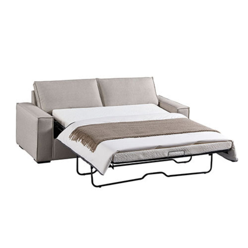 Sofa Beds Ada Multifunctional 3 Seater Sofa Bed Fabric Upholstery Wooden Structure