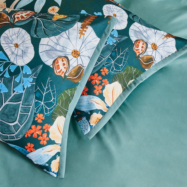 Quilt Covers Botanical Bella Microfibre Quilt Cover Set