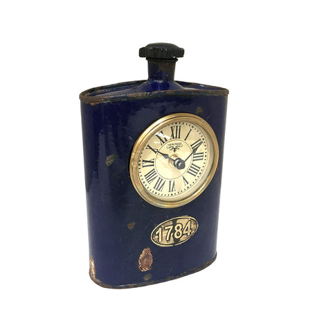 Desk Clocks Table Clock Old Iron Drinking Flask