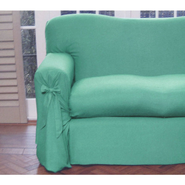 Slipcovers Jade Green Sofa Cover 2 To 3 Seater 230 X 420Cm