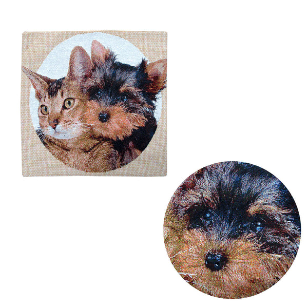 Cushion Covers Tapestry Pet Cat Dog Square Cushion Cover Design 1