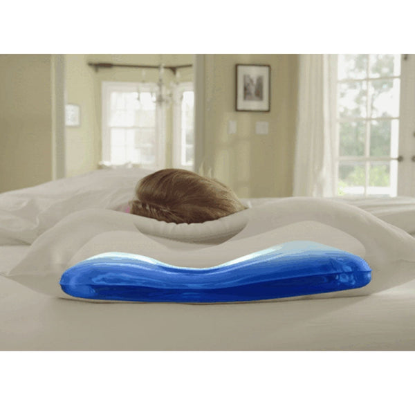 Pillows Mediflow Adjustable Floating Comfort Down Alternative Waterbase Pillow