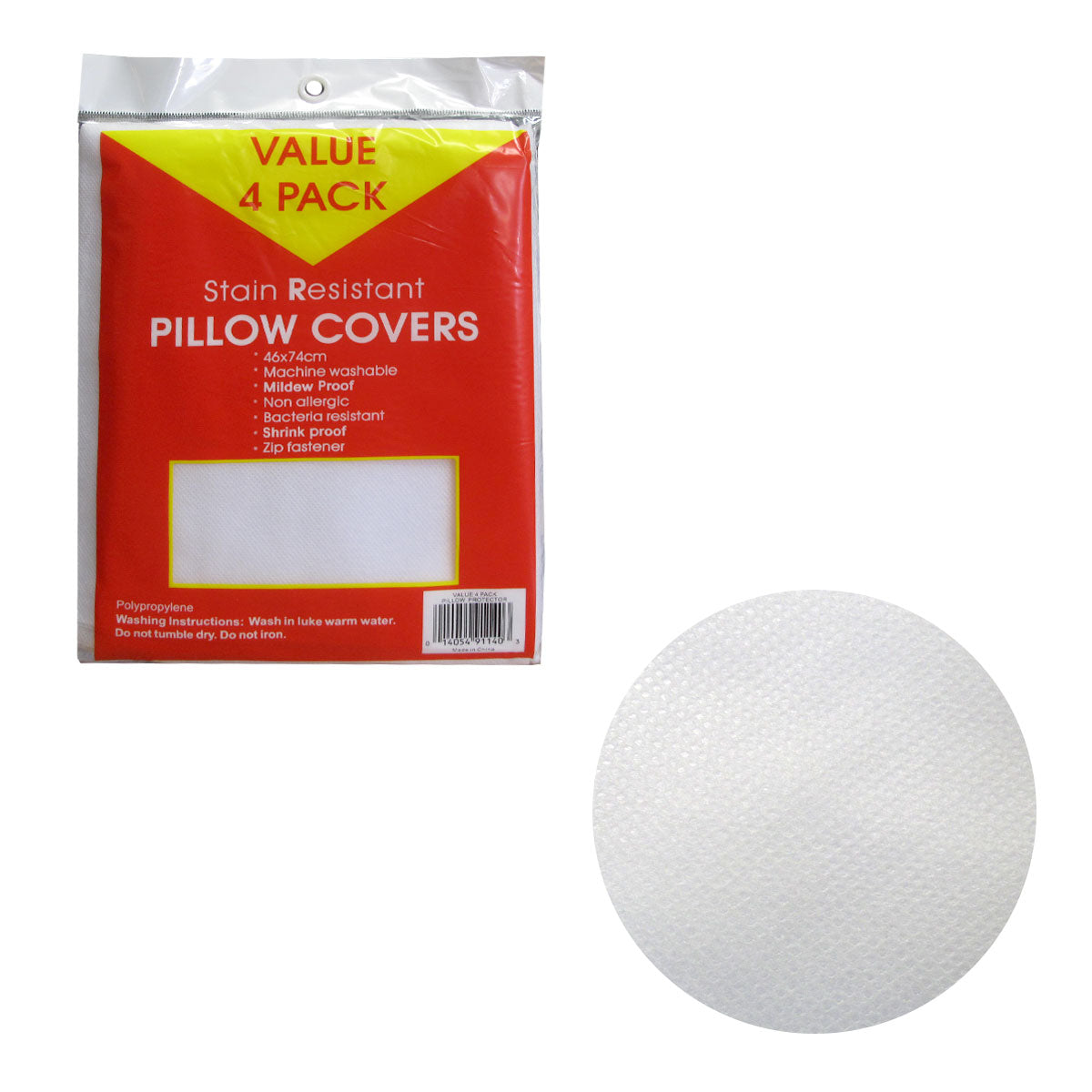 Pillows Pack Of 4 Stain Resistant Pillow Protectors