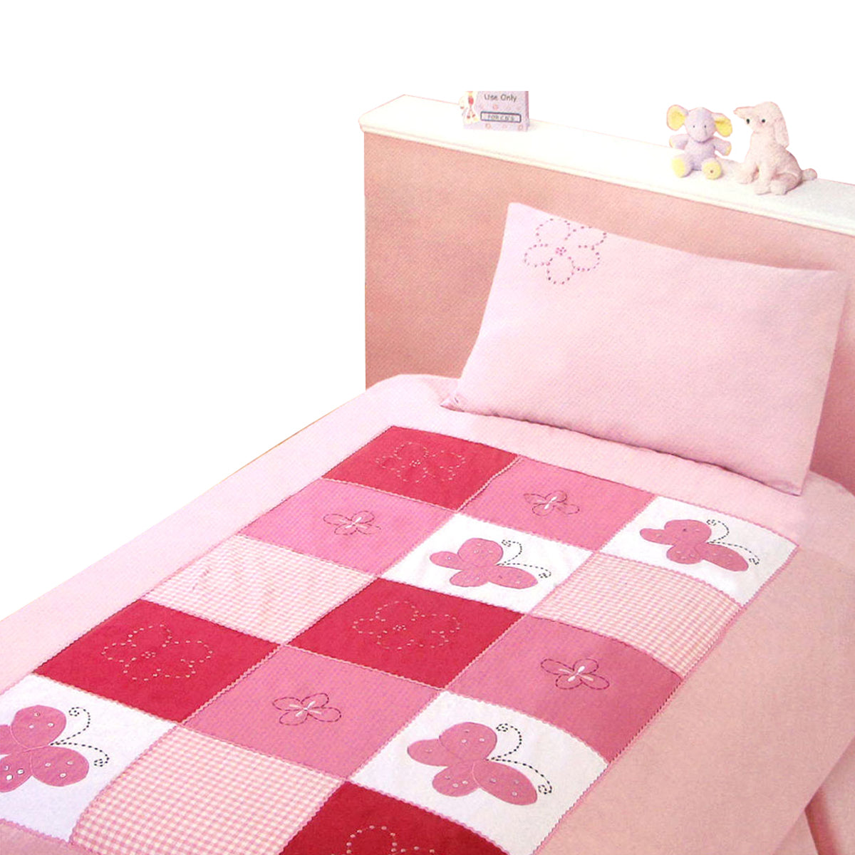 Quilt Covers Bindi Butterfly Embroidered Quilt Cover Set Single