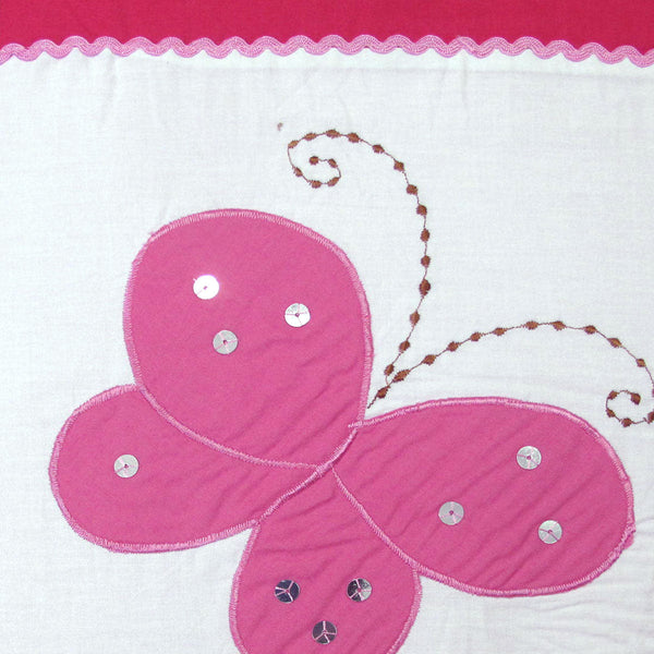 Quilt Covers Bindi Butterfly Embroidered Quilt Cover Set Single