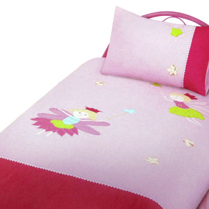 Quilt Covers Fairies Embroidered Quilt Cover Set Single