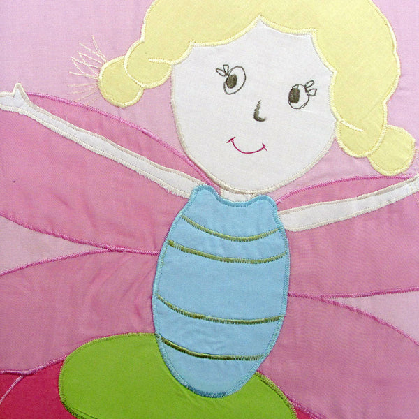 Quilt Covers Fairies Embroidered Quilt Cover Set Single