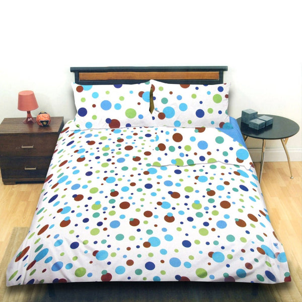 Quilt Covers Galaxy Dots Blue Quilt Cover Set Queen