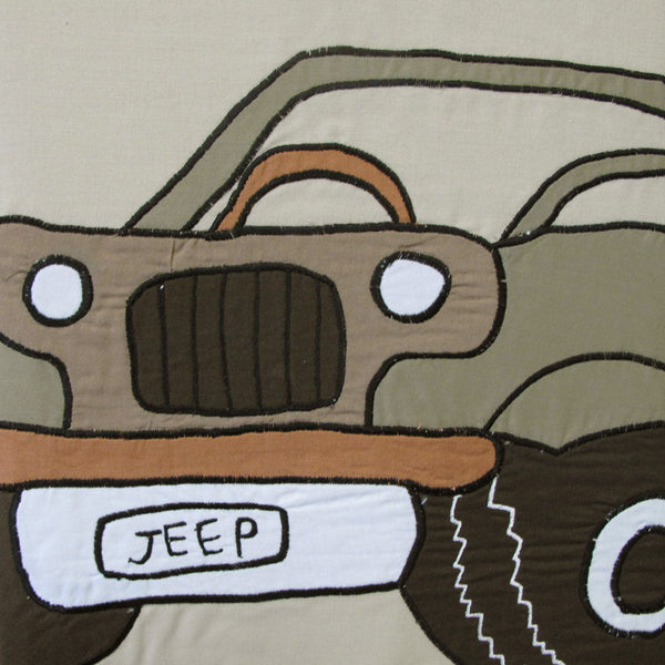 Quilt Covers Jeep Classics Embroidered Quilt Cover Set Single