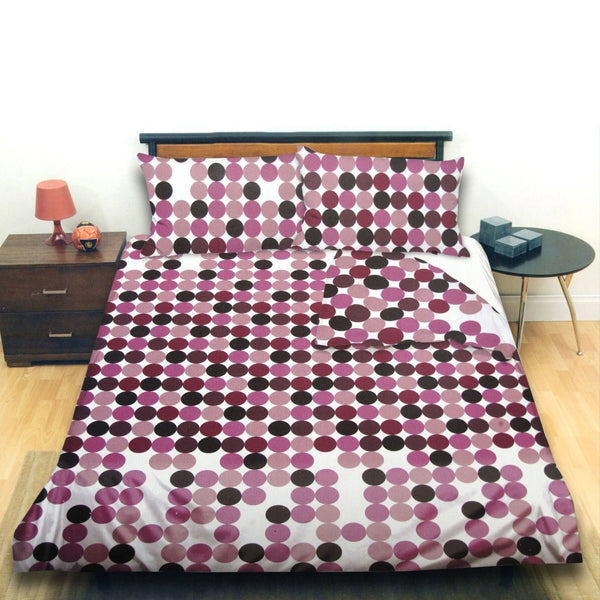 Quilt Covers Opus Dots Mauve Quilt Cover Set Queen