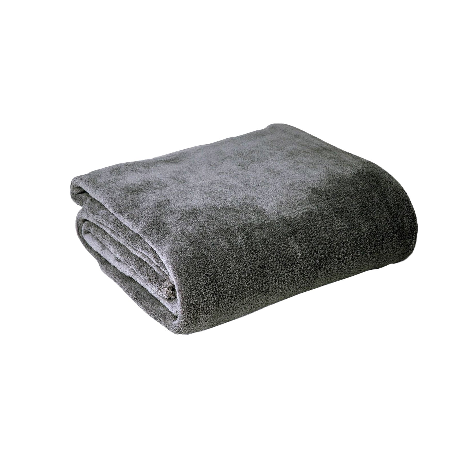 Blankets Hotel Living Super Soft Coral Fleece Blanket Single Grey