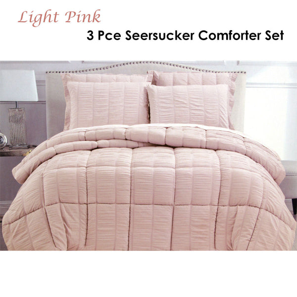 Comforter Sets Queen Seersucker Comforter Set Queen Light Pink