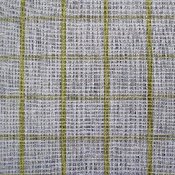 Table Cloths Cotton Grid Checks Oblong Table Cloth Yellow 150 X 230Cm