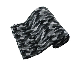 Throws & Afghans 190Gsm Boys Cool Ultra Soft Coral Fleece Throw 127 X 152Cm Army Camouflage