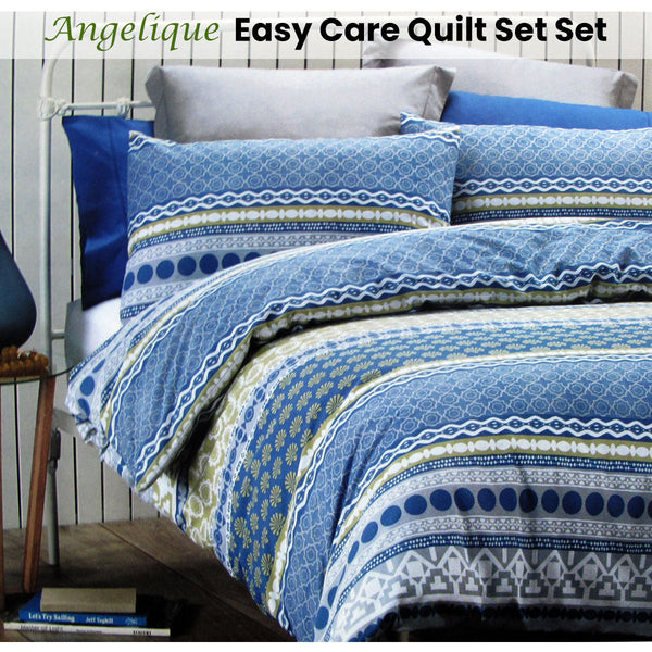 Quilt Covers Belmondo Angelique Easy Care Quilt Cover Set King