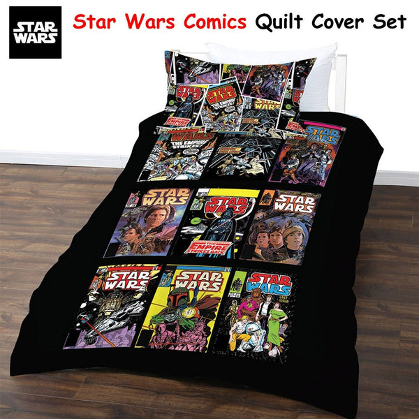 Quilt Covers Star Wars Comics Quilt Cover Set Double