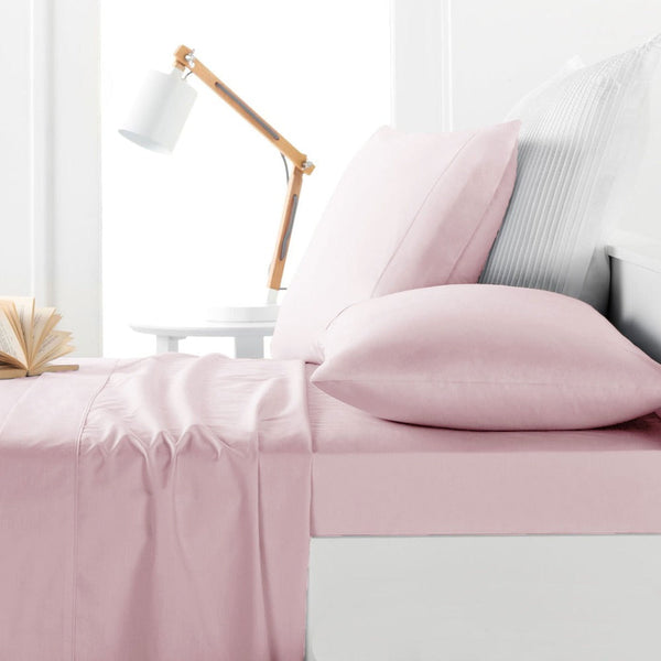 Belmondo 225Tc Sheet Set Blush