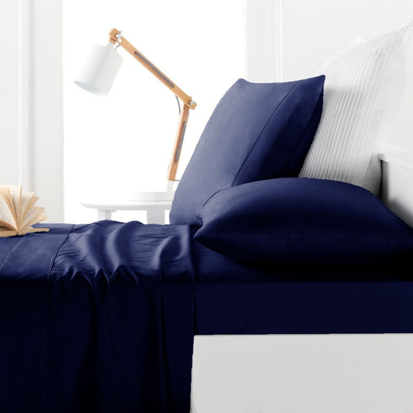 Sheets Belmondo 225Tc Sheet Set Navy