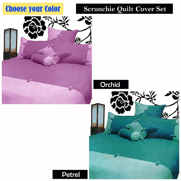 Quilt Covers Phase 2 Scrunchie Orchid Quilt Cover Set